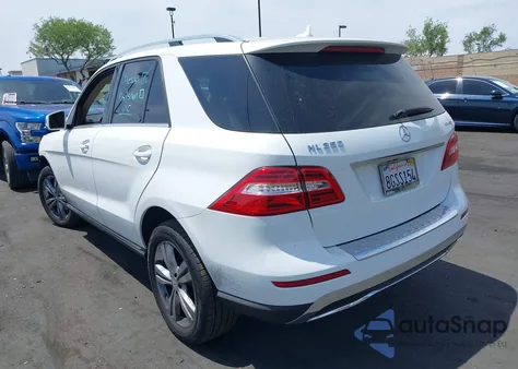 2015 Mercedes-Benz Ml 350 4Matic из США, поврежденный, VIN 4JGDA5HB1FA616659